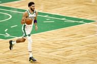 Jayson Tatum #0 of the Boston Celtics.